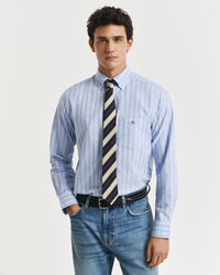 Camicia Oxford classica a righe regular fit