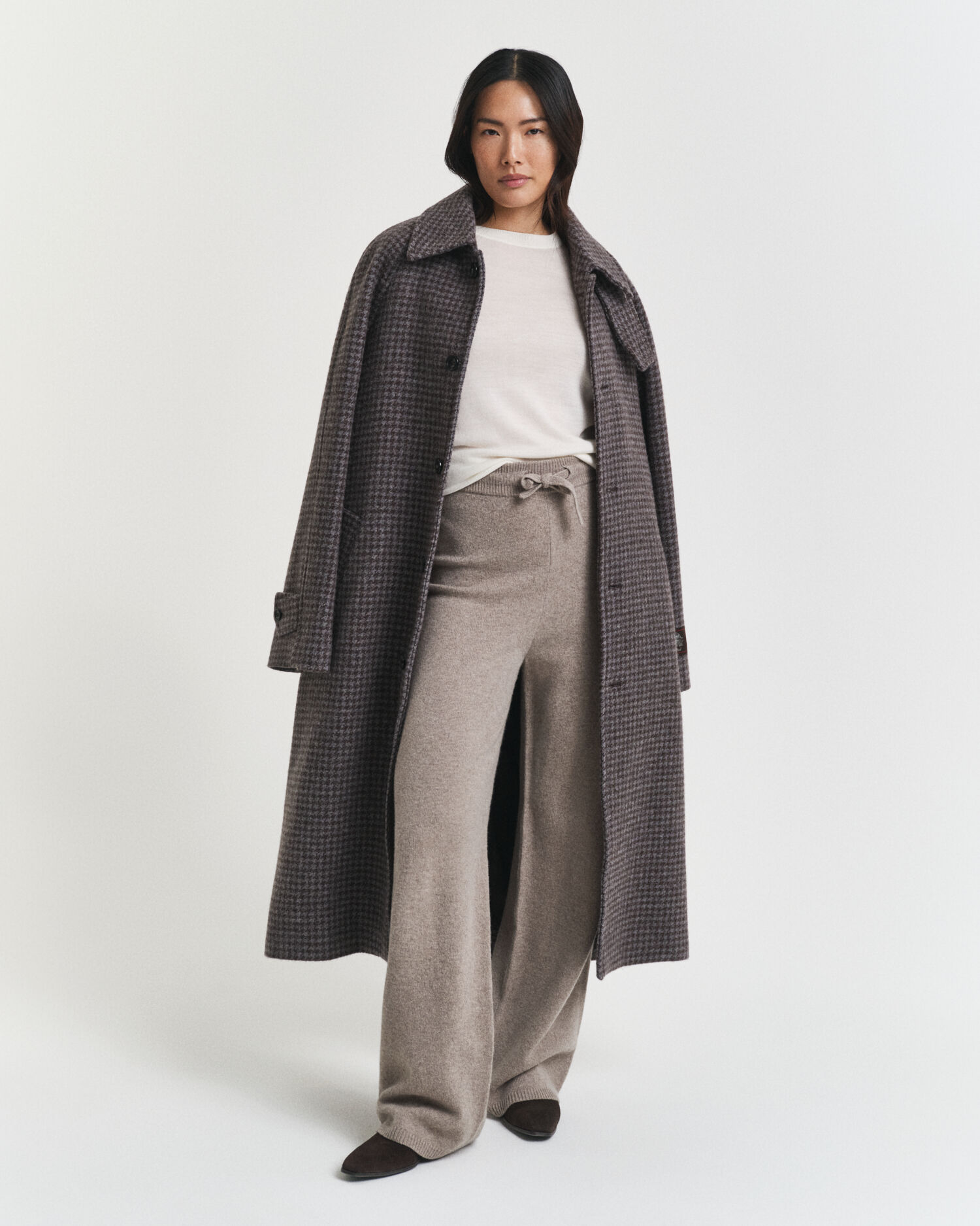 Pantaloni in maglia di lana