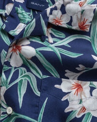 Camicia in lyocell Pure Prep a maniche corte relaxed fit