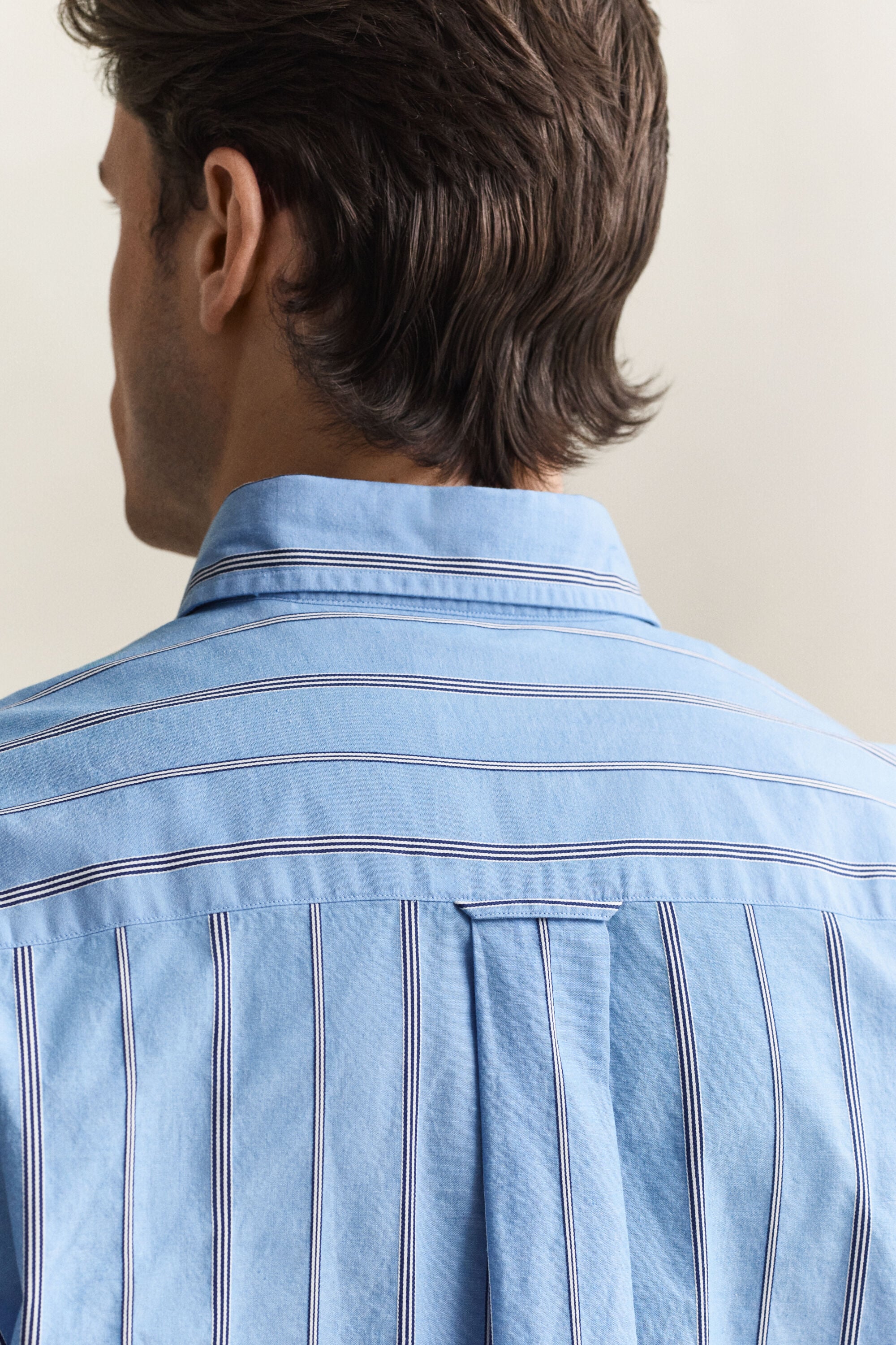 Camicia in tessuto a ratiera a righe relaxed fit