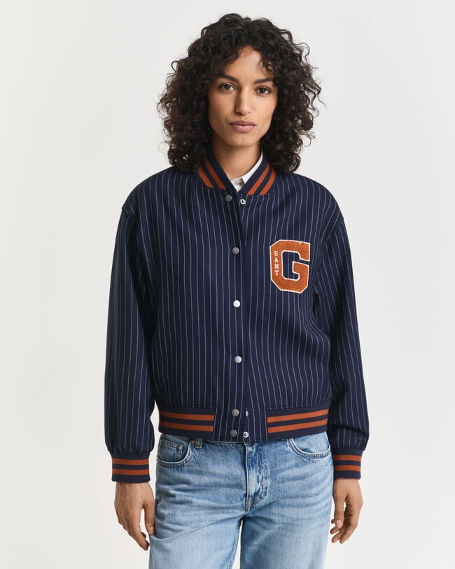 Giacca GANT Varsity Jacket gessata