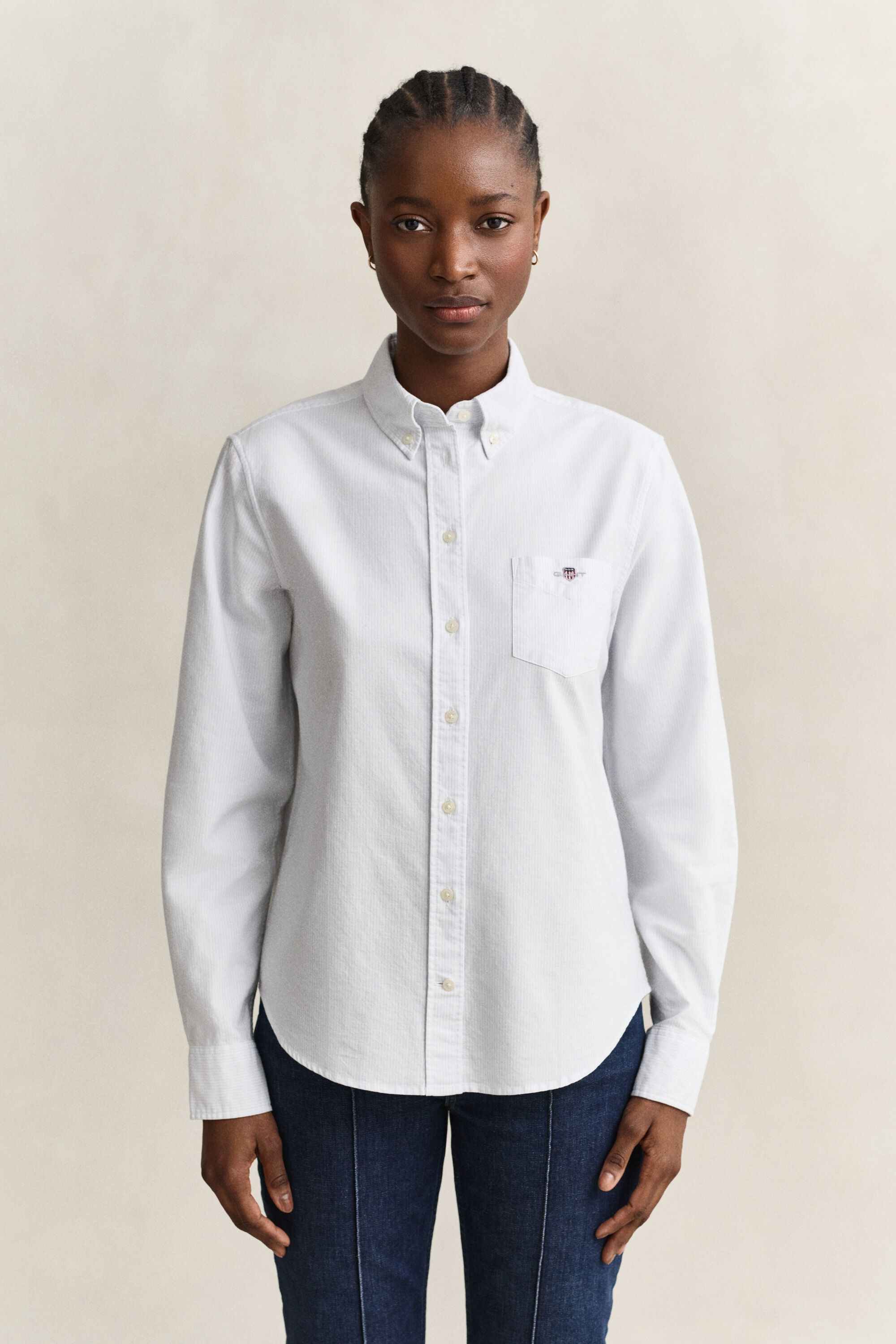 Camicia Oxford classica a righe
