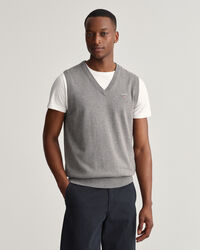 Gilet in maglia di cotone Classic