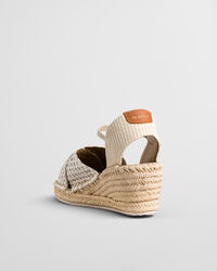 Espadrillas con zeppa Luliza in maglia