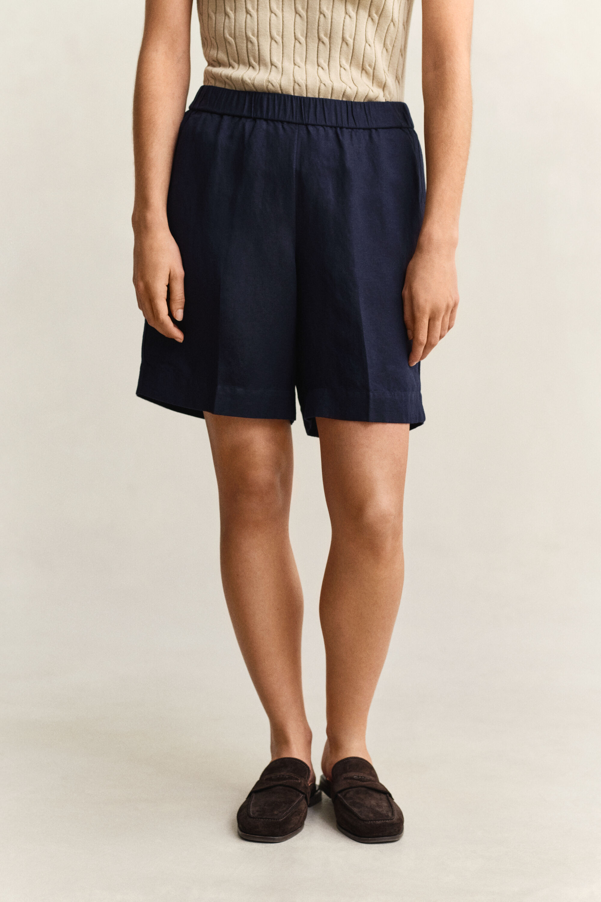 Pantaloncini in misto lino