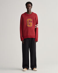 Pantaloni chino voluminosi con pinces