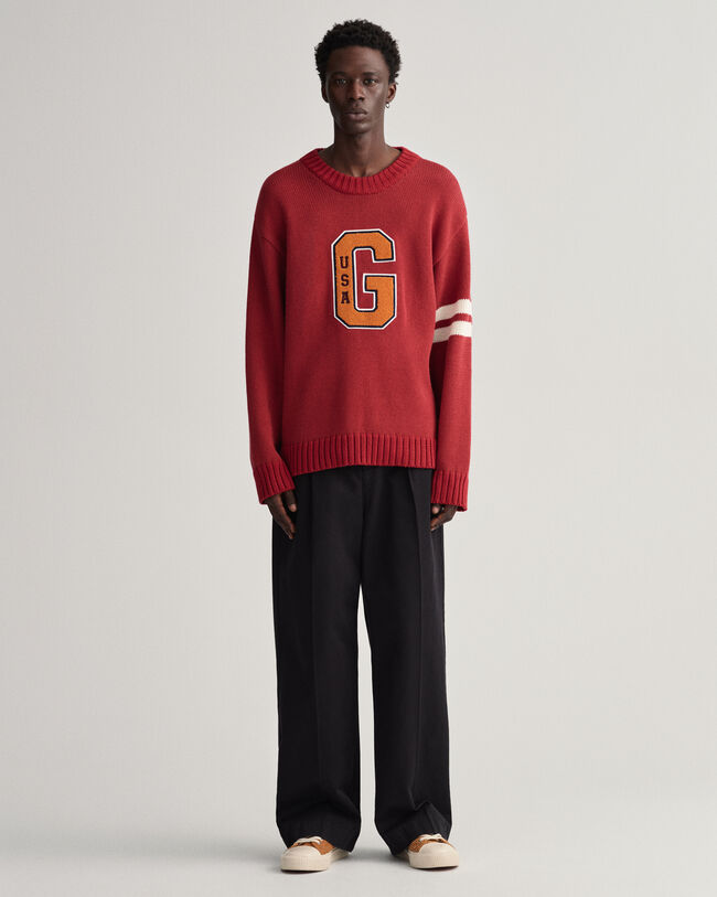 Pantaloni chino voluminosi con pinces