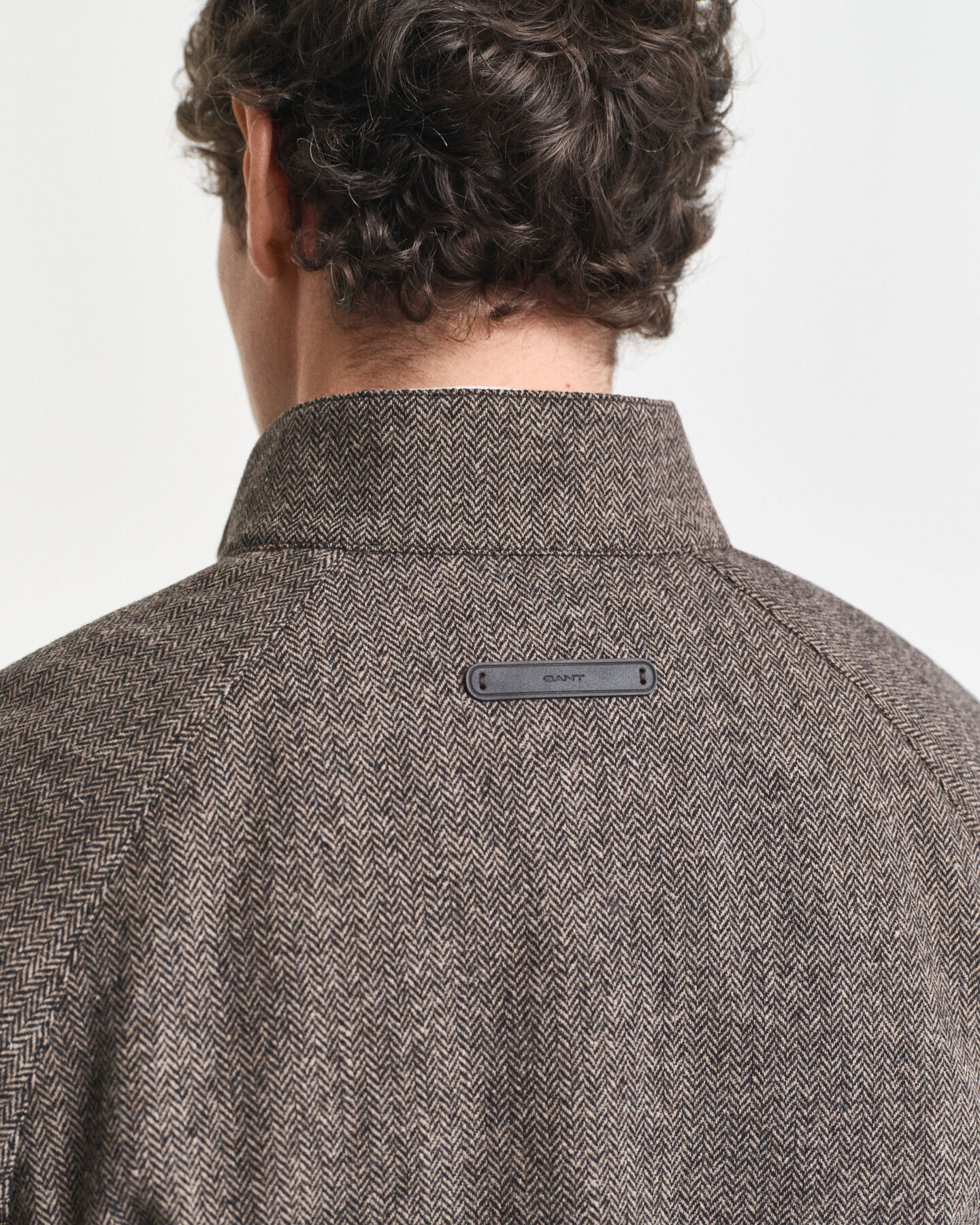 Giacca Harrington in misto lana