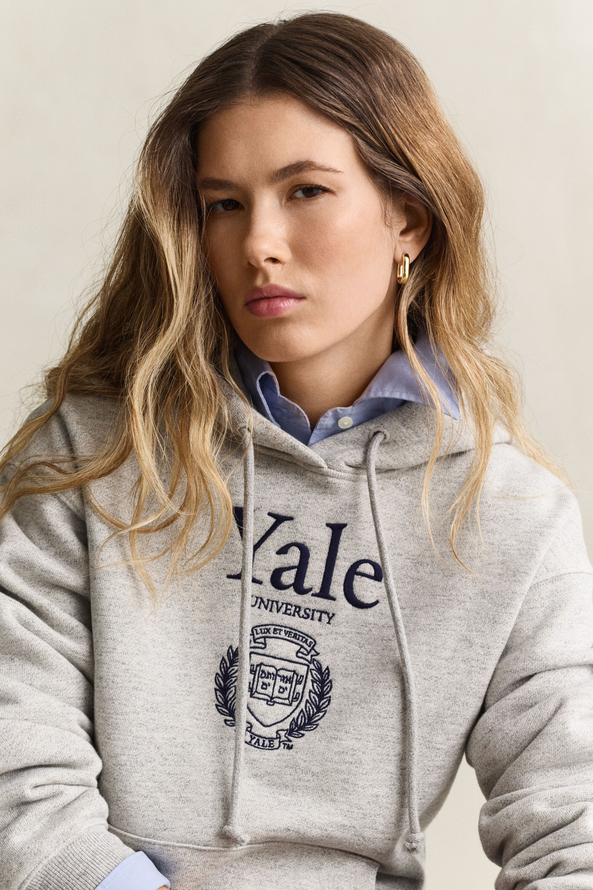 Felpa con cappuccio Gant x Yale