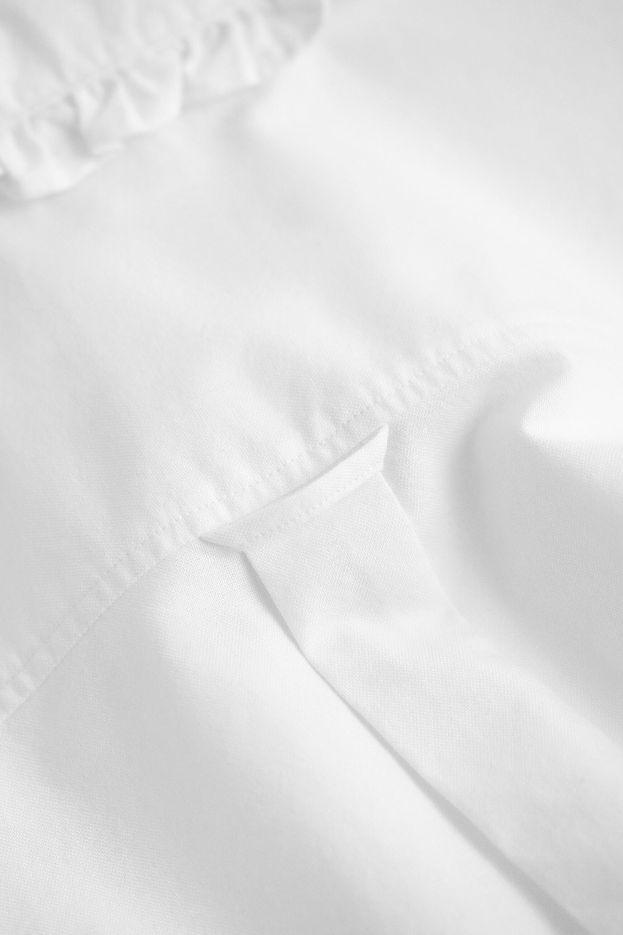 Camicia Oxford classica con volant