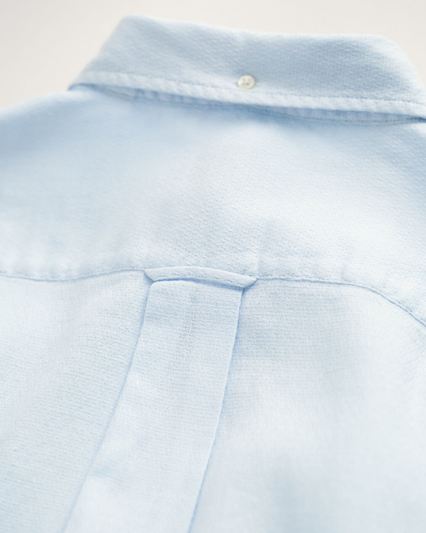 Camicia in lino-cotone testurizzata regular fit