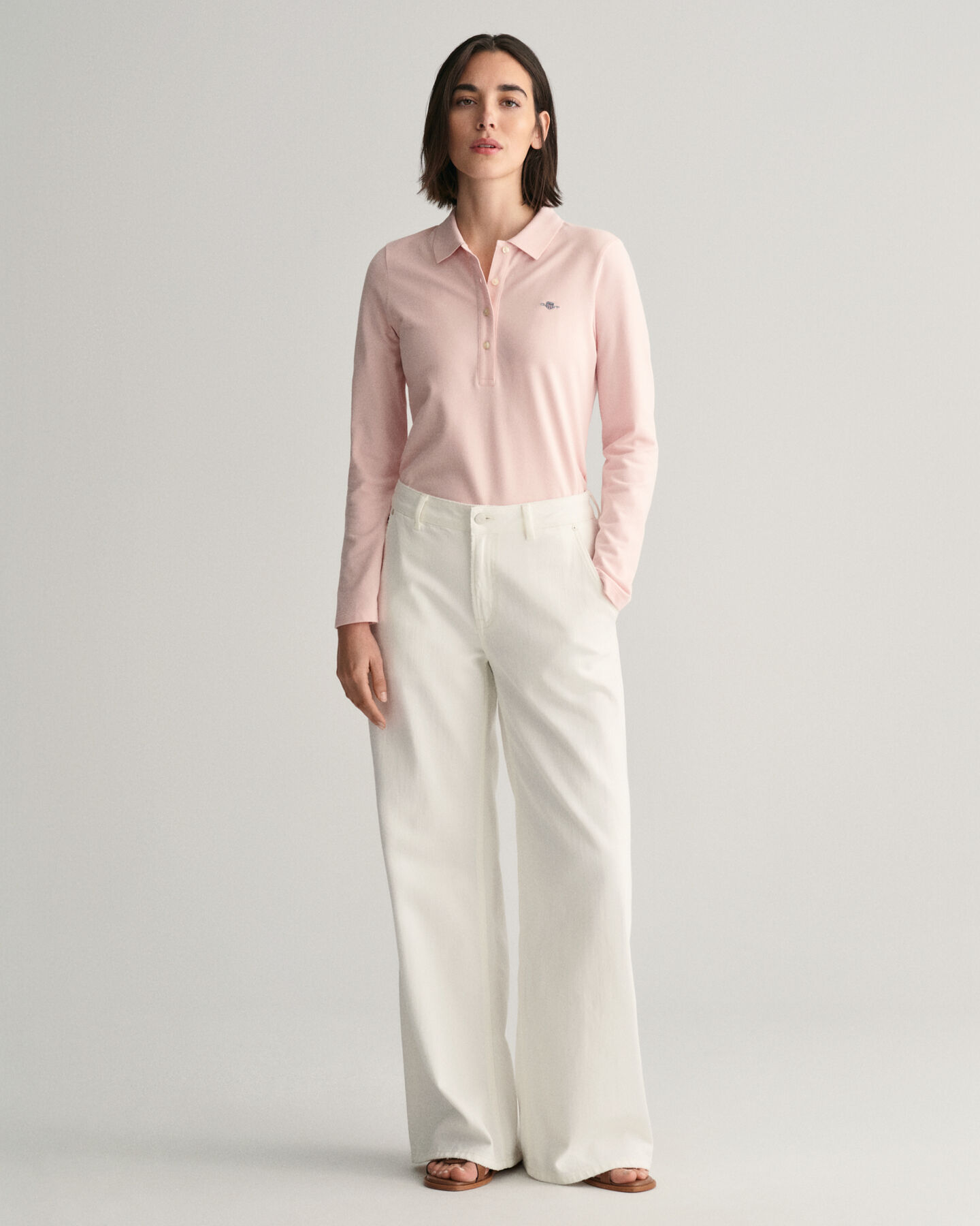 Polo in piqu&eacute; a maniche lunghe Shield