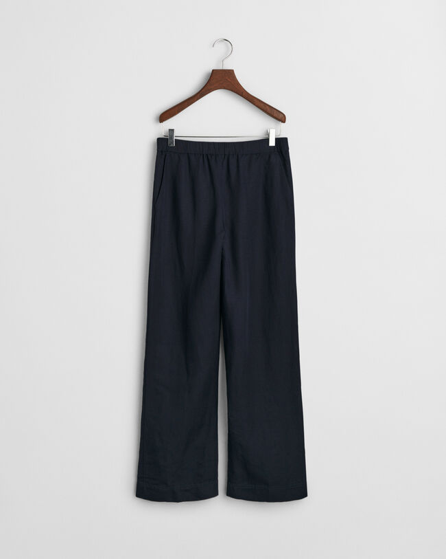 Pantaloni Pull-on in misto lino relaxed fit