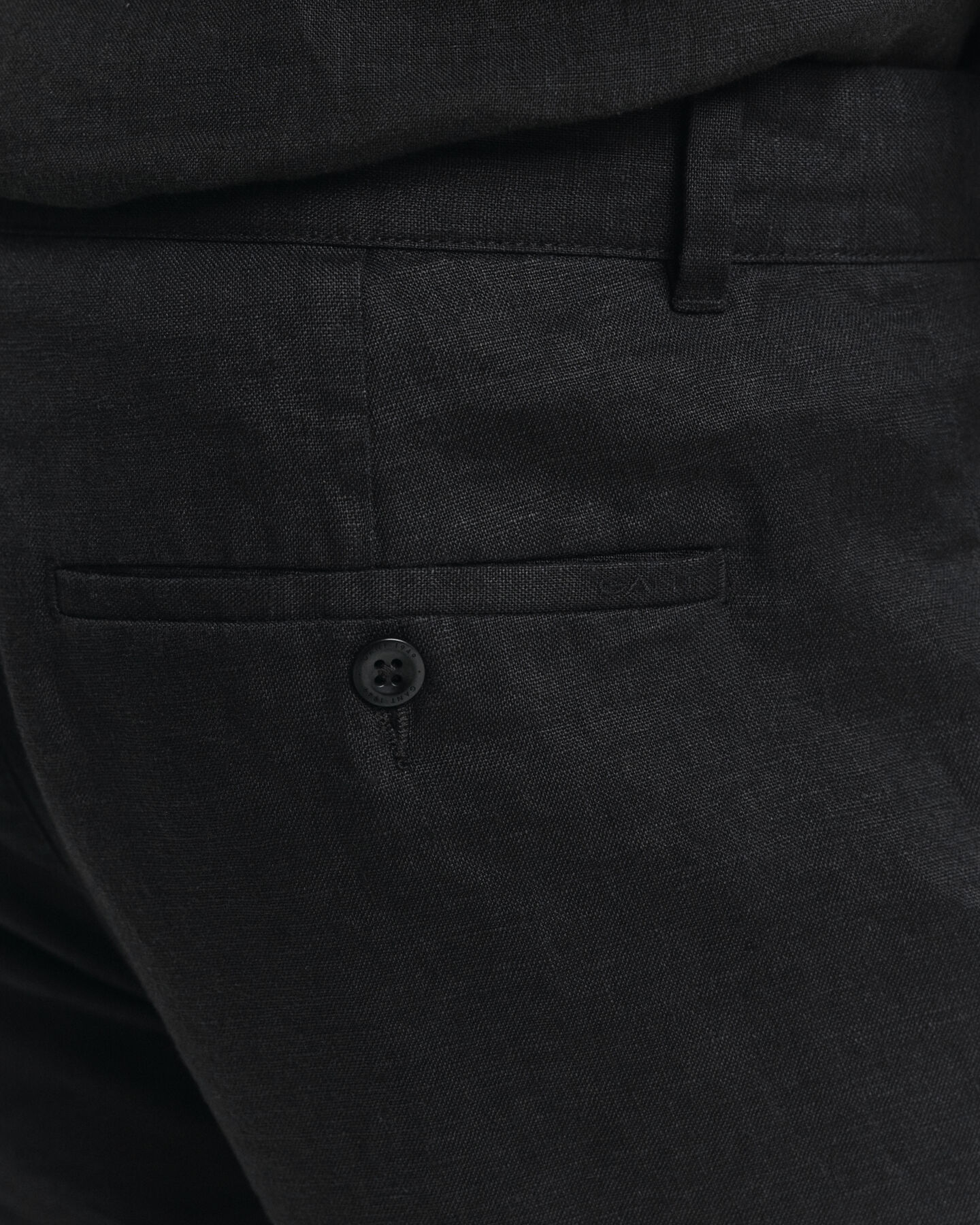 Pantaloni con coulisse in lino relaxed fit