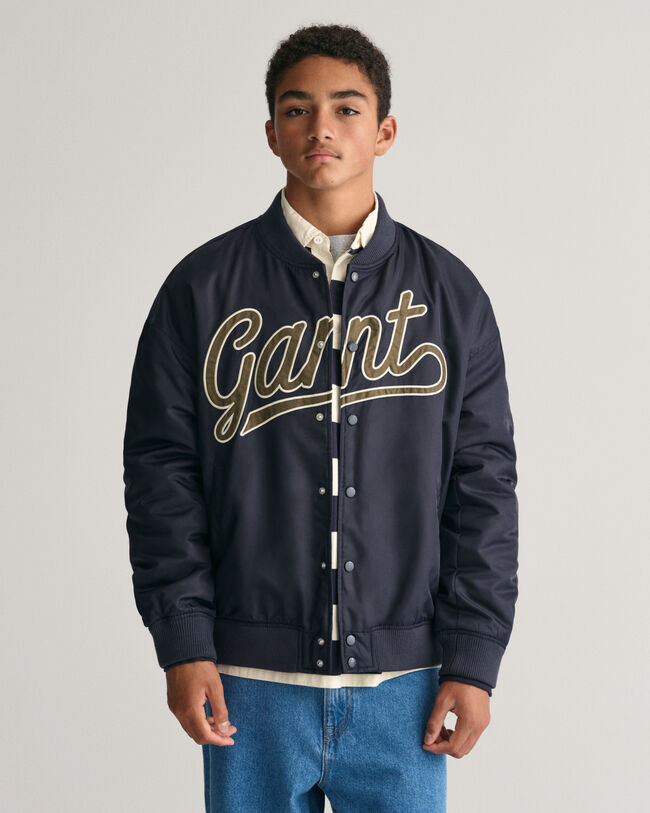 GANT Varsity Jacket Script Graphic Teens