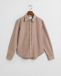 Camicia classica in popeline a righe regular fit