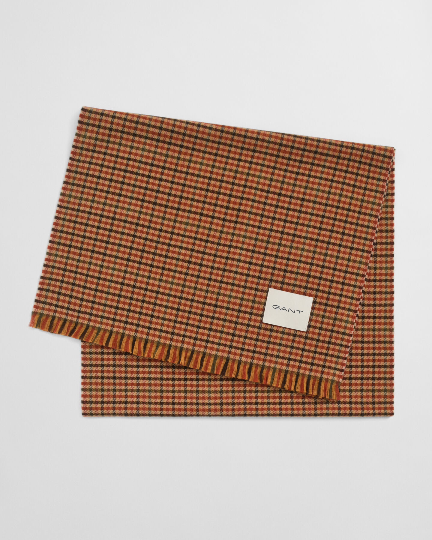 Sciarpa ampia in lana a quadri in percalle