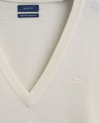 Maglia con scollo a V in lana d'agnello extrafine