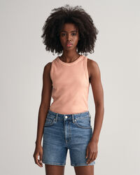 Canotta a coste a collo alto Sunfaded