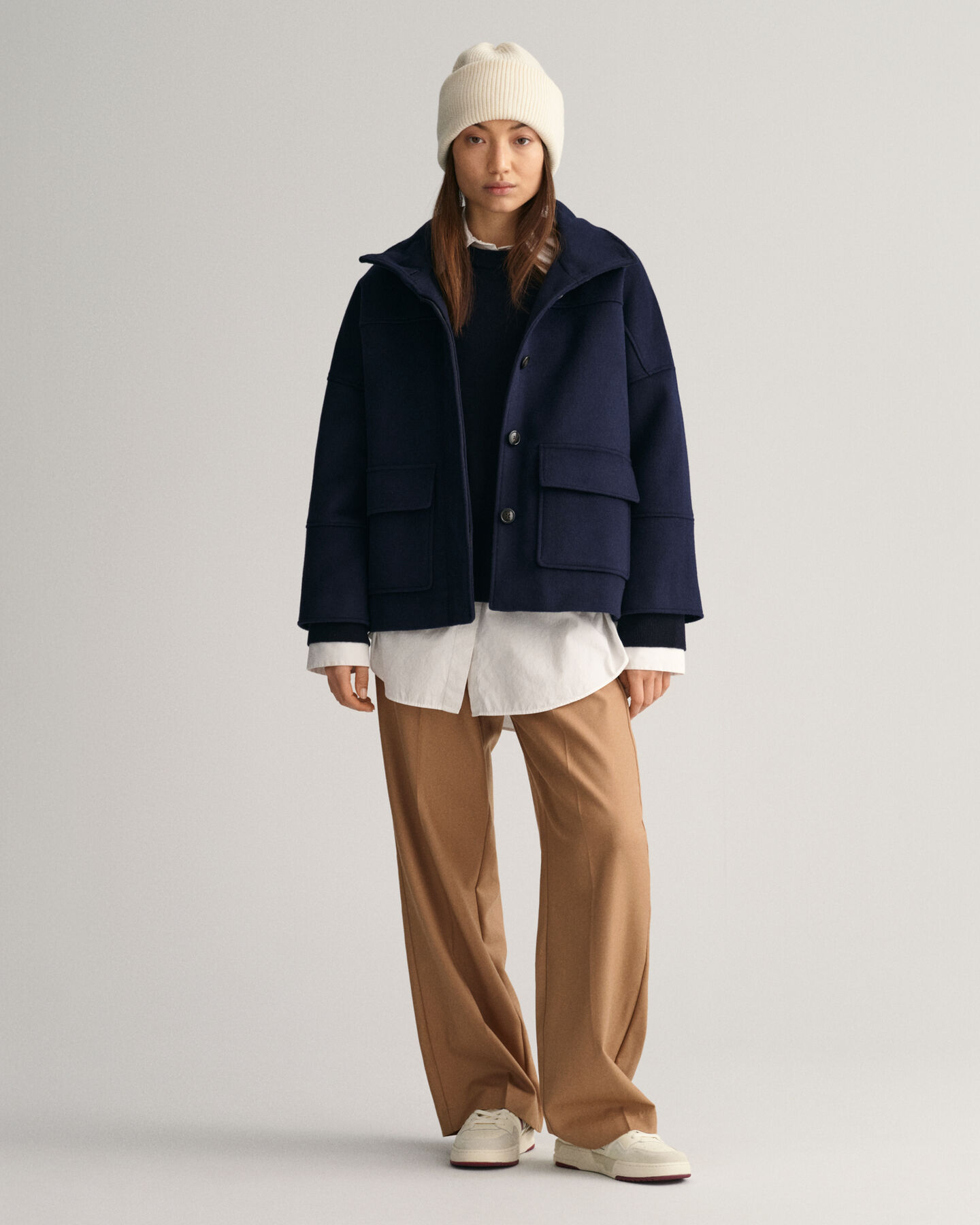 Giacca corta in lana