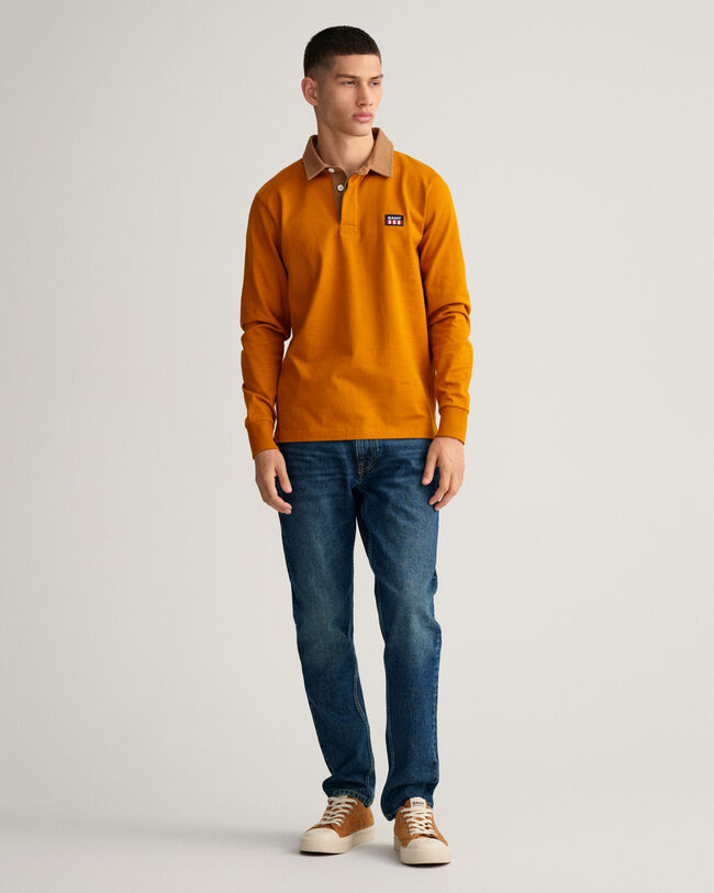 Heavy Rugger con colletto in velluto a coste