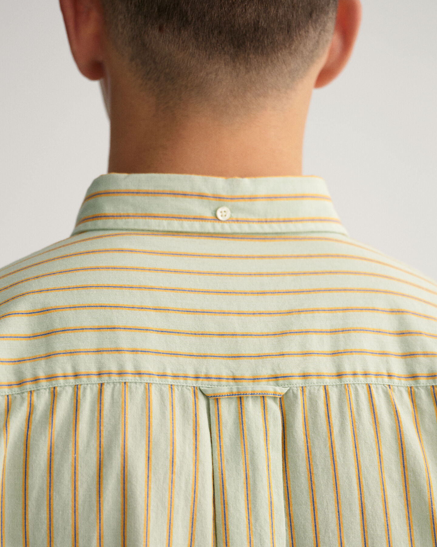 Camicia fil-&agrave;-fil a righe regular fit