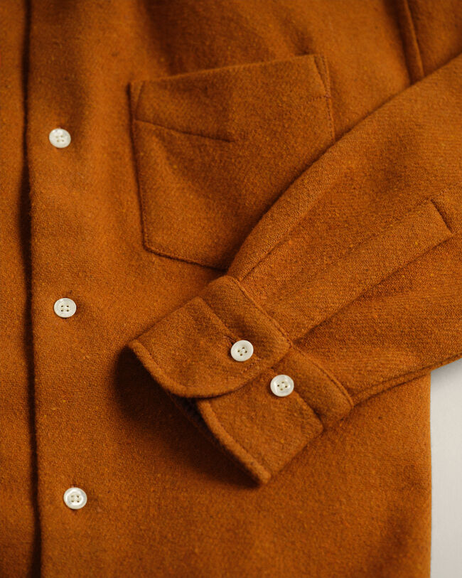 Camicia in lana Wrangler x GANT con vestibilità rilassata