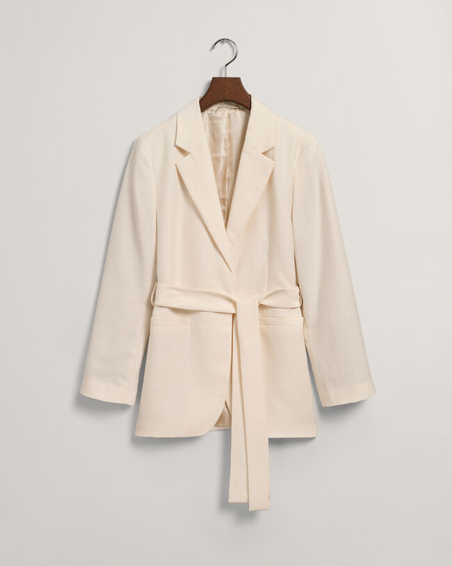 Blazer Fluid con cintura regular fit