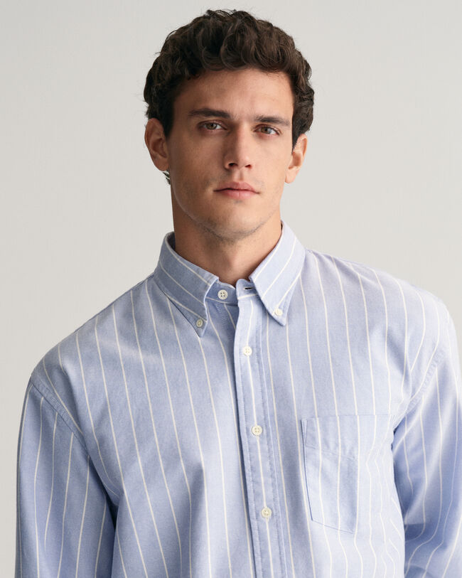 Camicia Oxford a righe Heritage relaxed fit