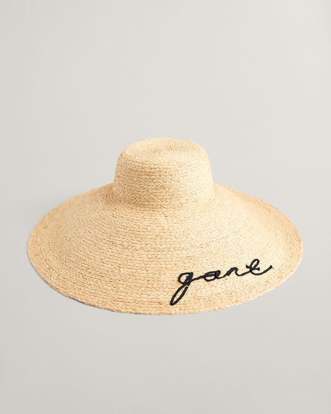 Cappello da sole in rafia