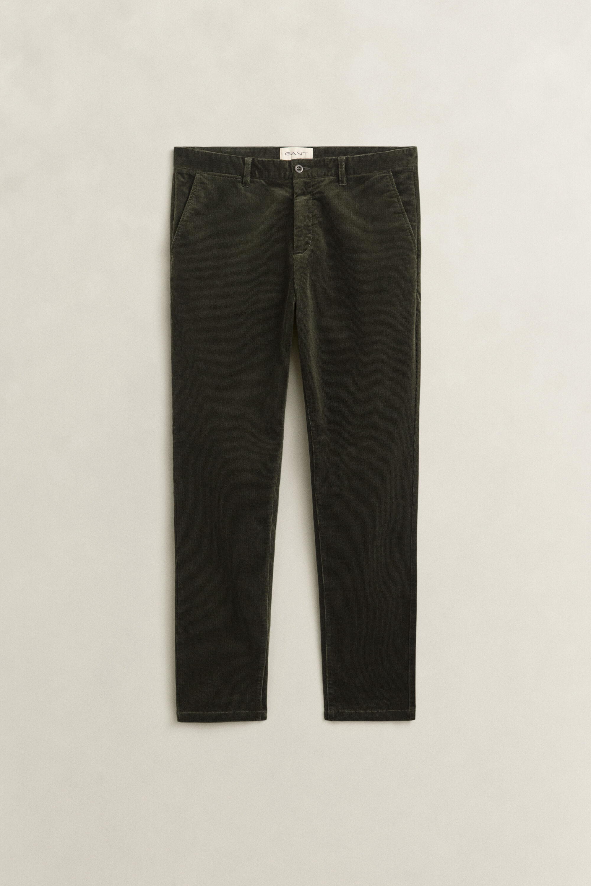 Pantaloni chino in velluto a coste slim