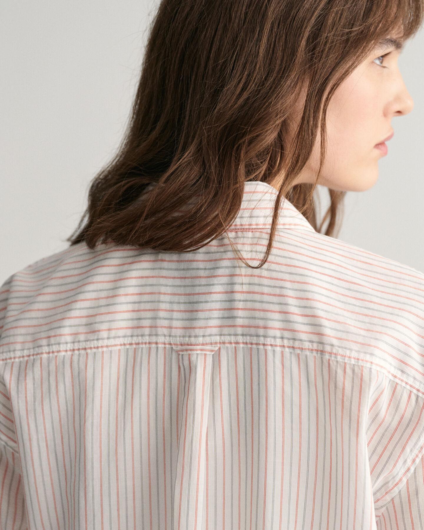 Camicia a righe con polsini ampi relaxed fit
