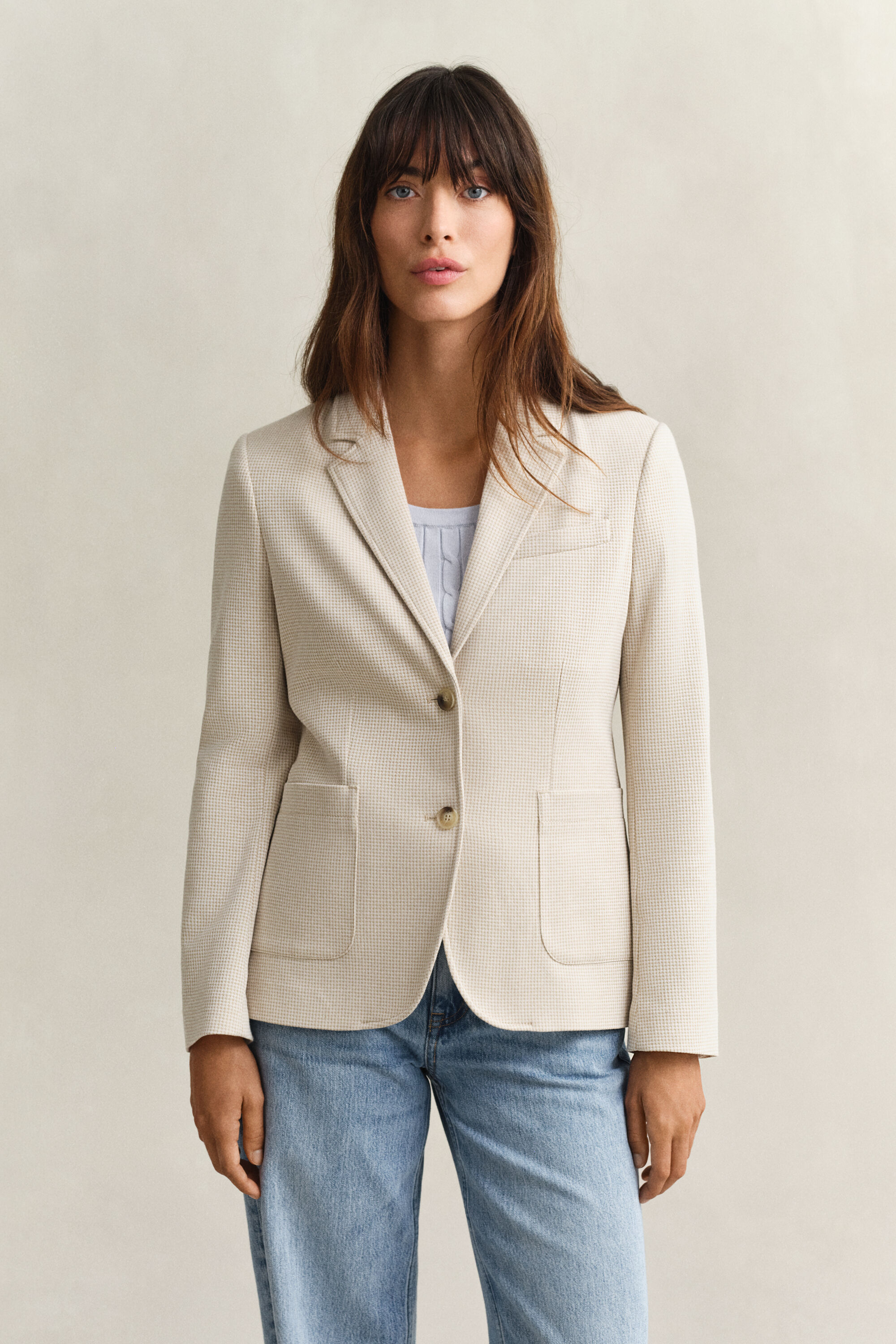 Blazer in piqué