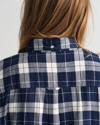 Camicia a quadri in flanella oversize