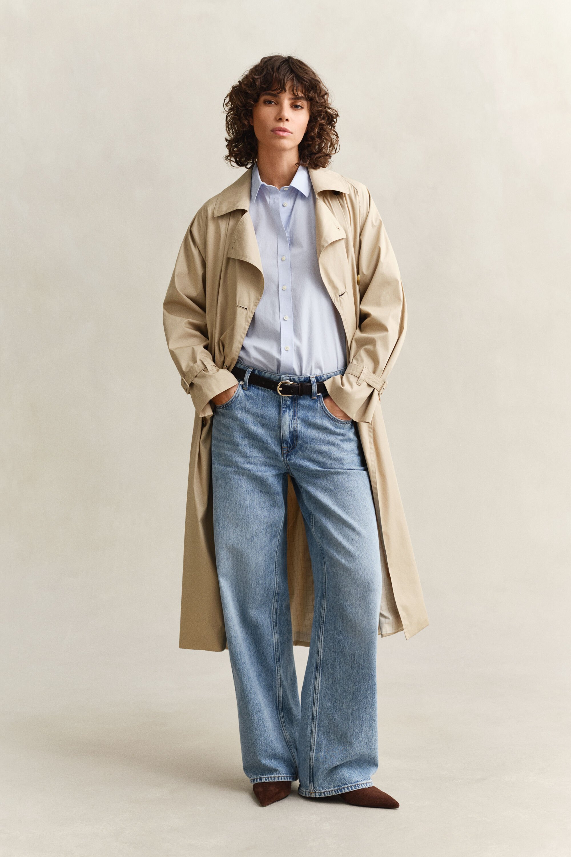 Camicia classica in popeline regular fit