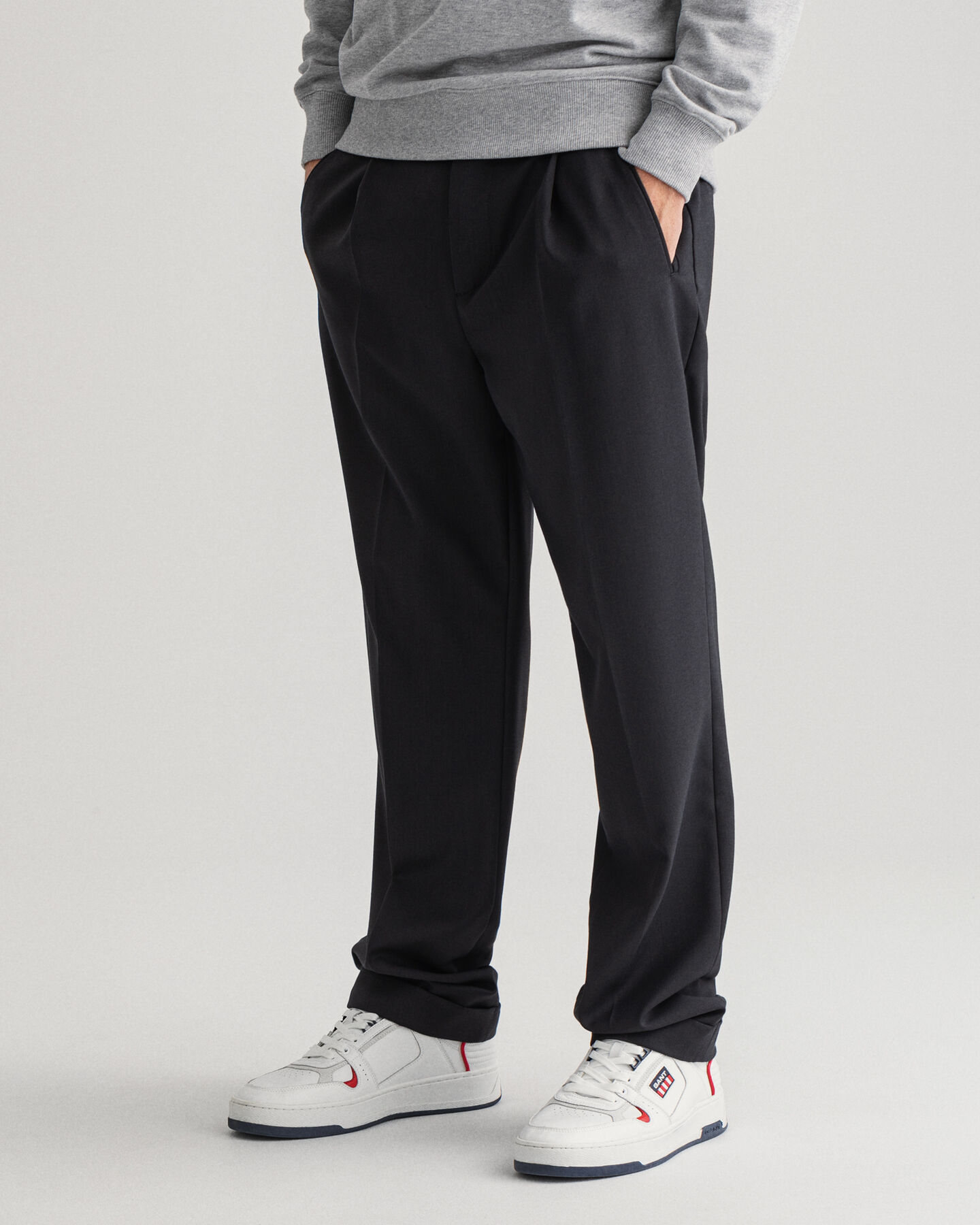 Pantaloni Fluid con pinces