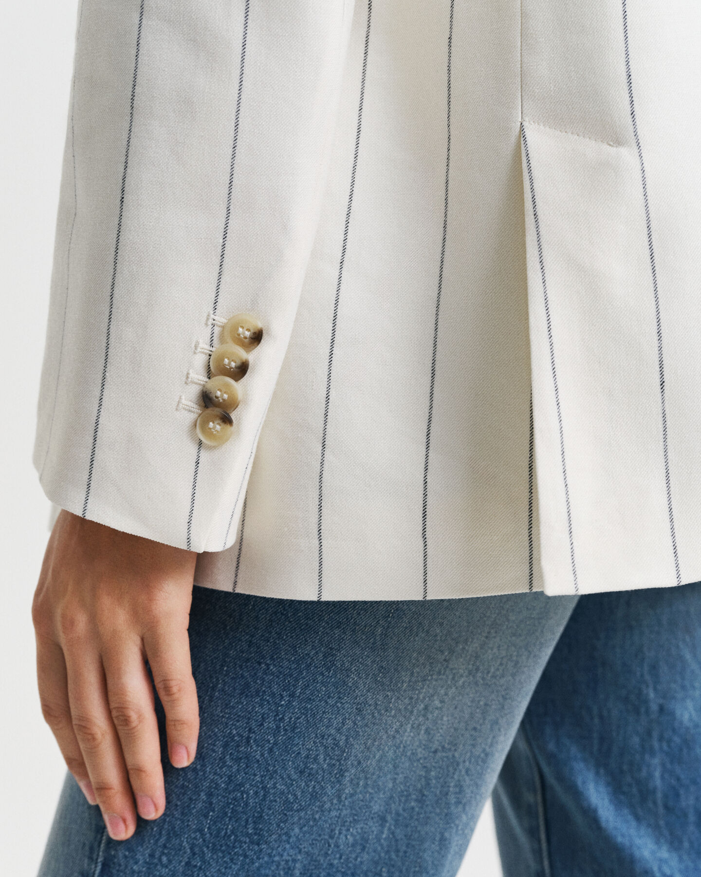 Blazer Club in lino gessato