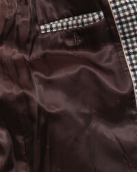 Impermeabile in misto lana a quadri