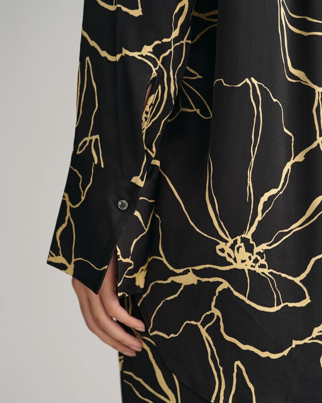 Blusa con scollo a V Line Drawing