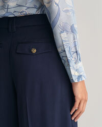 Camicia in misto cotone-seta con stampa Magnolia regular fit