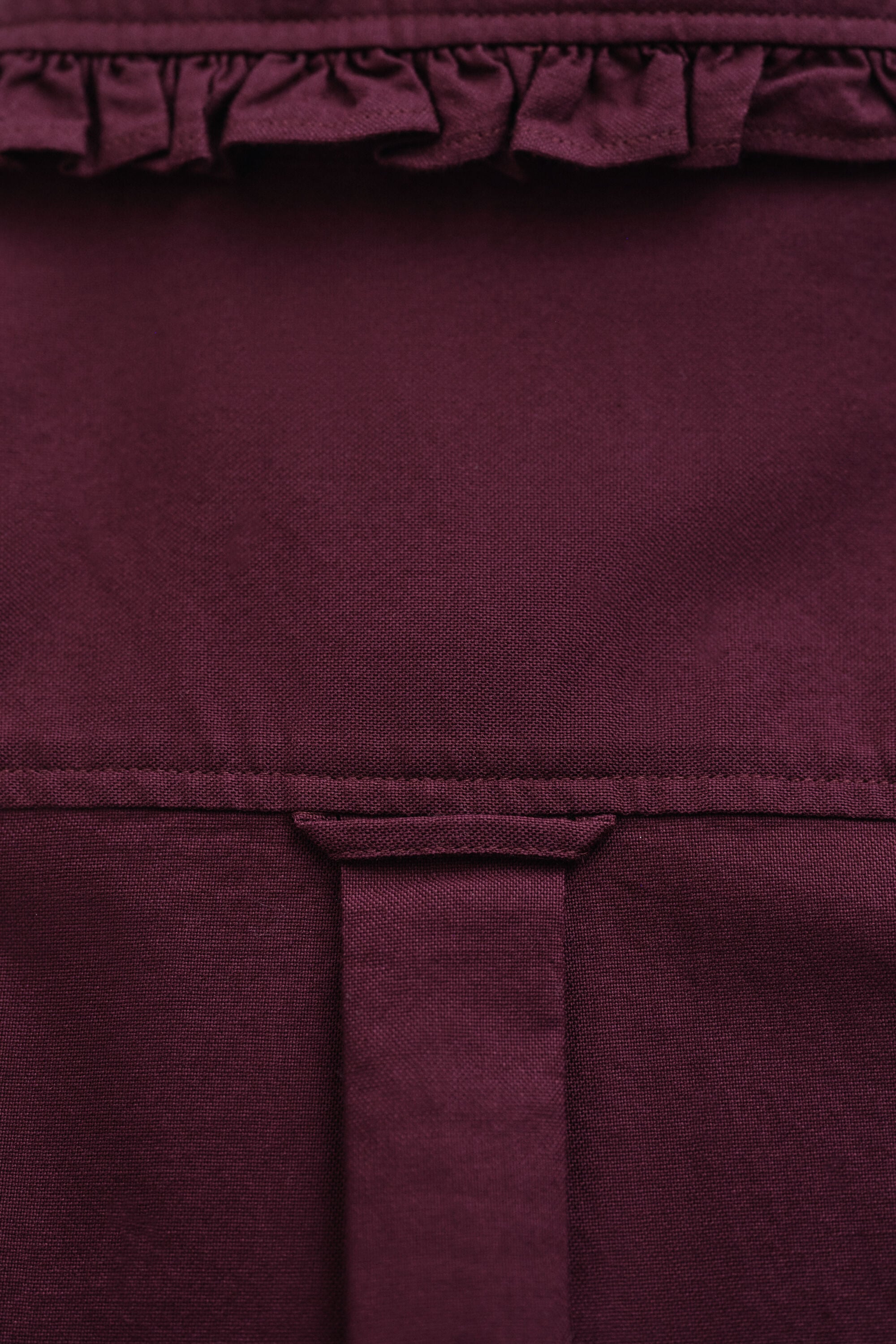 Camicia Oxford classica con volant