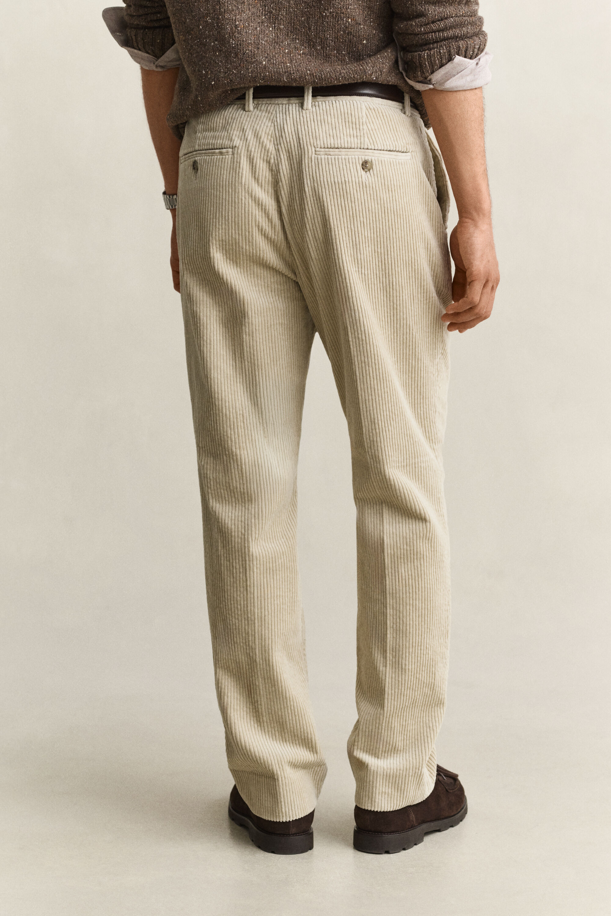 Pantaloni da abito in velluto a coste