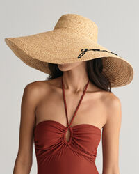 Cappello da sole in rafia