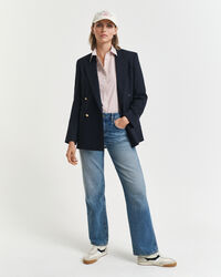 Camicia classica a righe in popeline regular fit