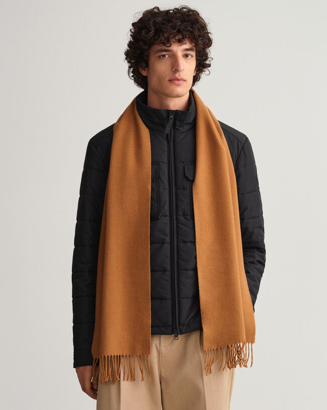 Sciarpa in lana tinta unita