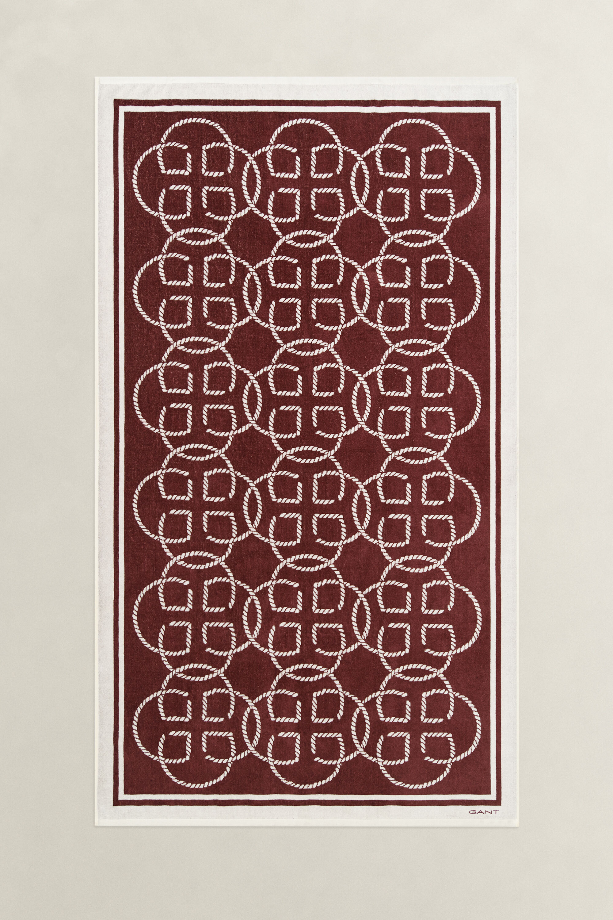 Telo mare con stampa Monogram