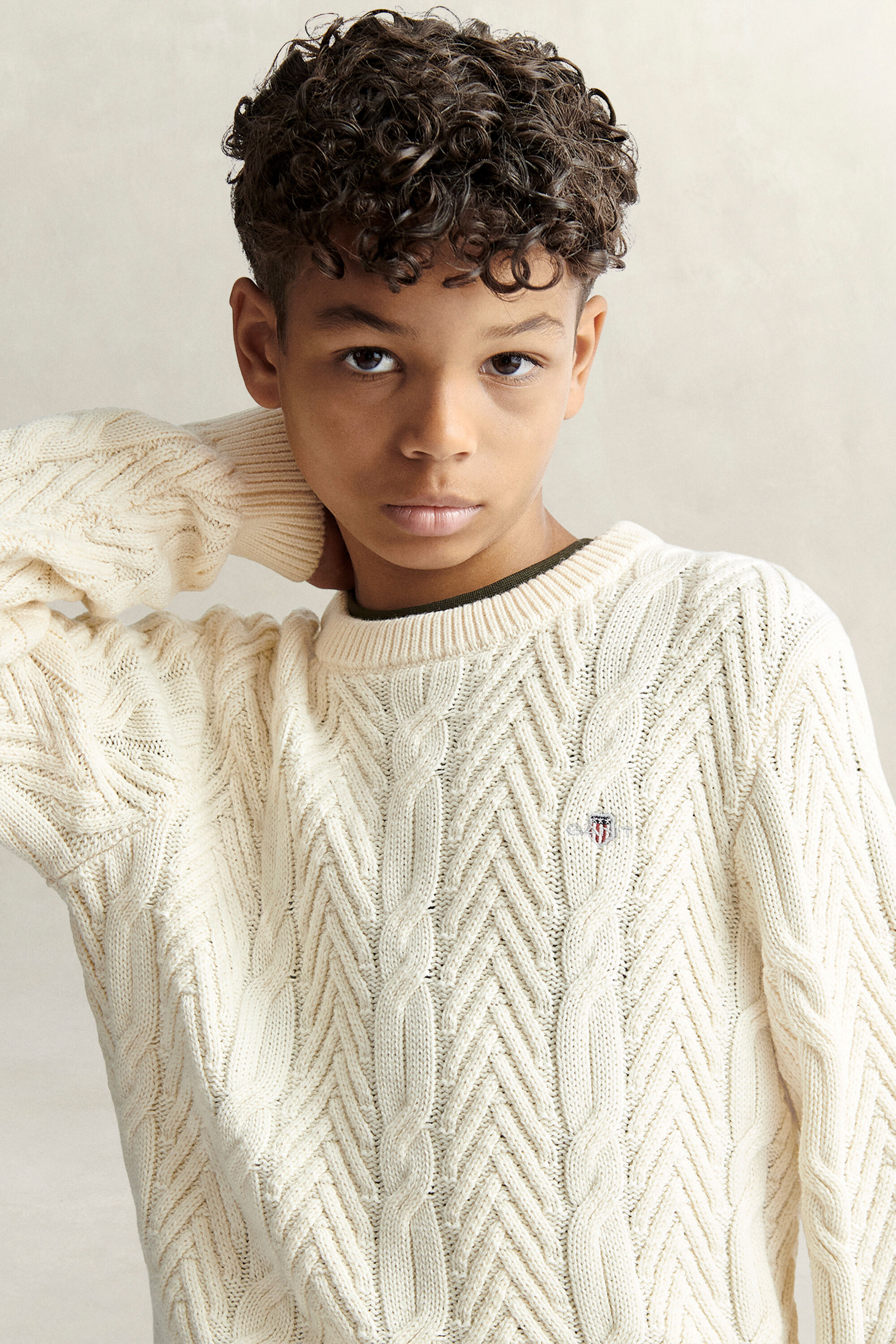 Maglia a trecce Teen Boys