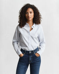 Camicia classica in popeline a righe regular fit