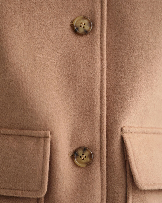 Giacca corta in misto lana