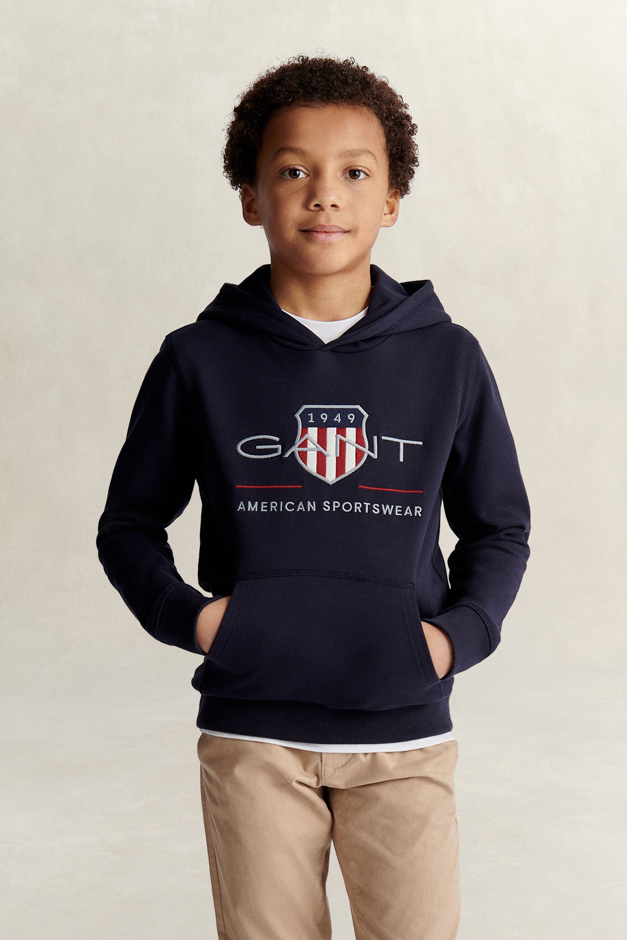 Felpa con cappuccio Archive Shield Teens